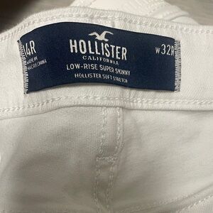 Hollister White Super Skinny Jeans